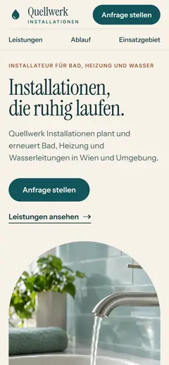 Dieselbe Beispielseite am Handy